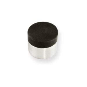 DSS08 stainless steel door stop on wall with rubber top DSS08 stainless steel door stop on wall with rubber top